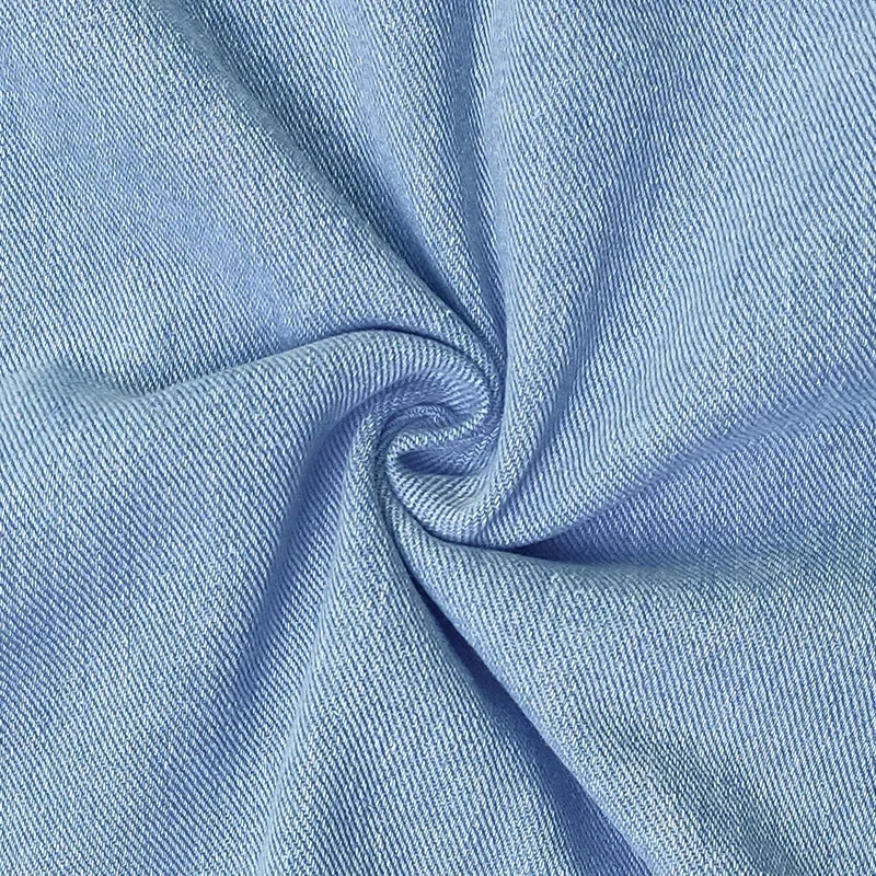 Sandy - Practical Light Denim Dress