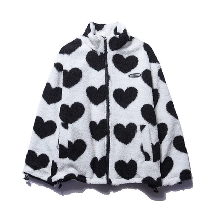 Olivia™️ | Reversible Heart Coat - Exclusive Collection