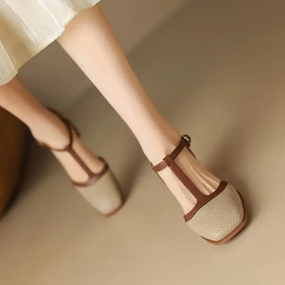 Isa Mid Heel Shoes