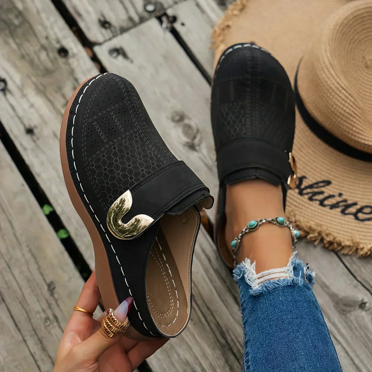 Caprielle™ Chic Wedge Sandals