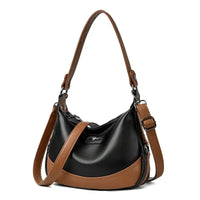 Black with brown
