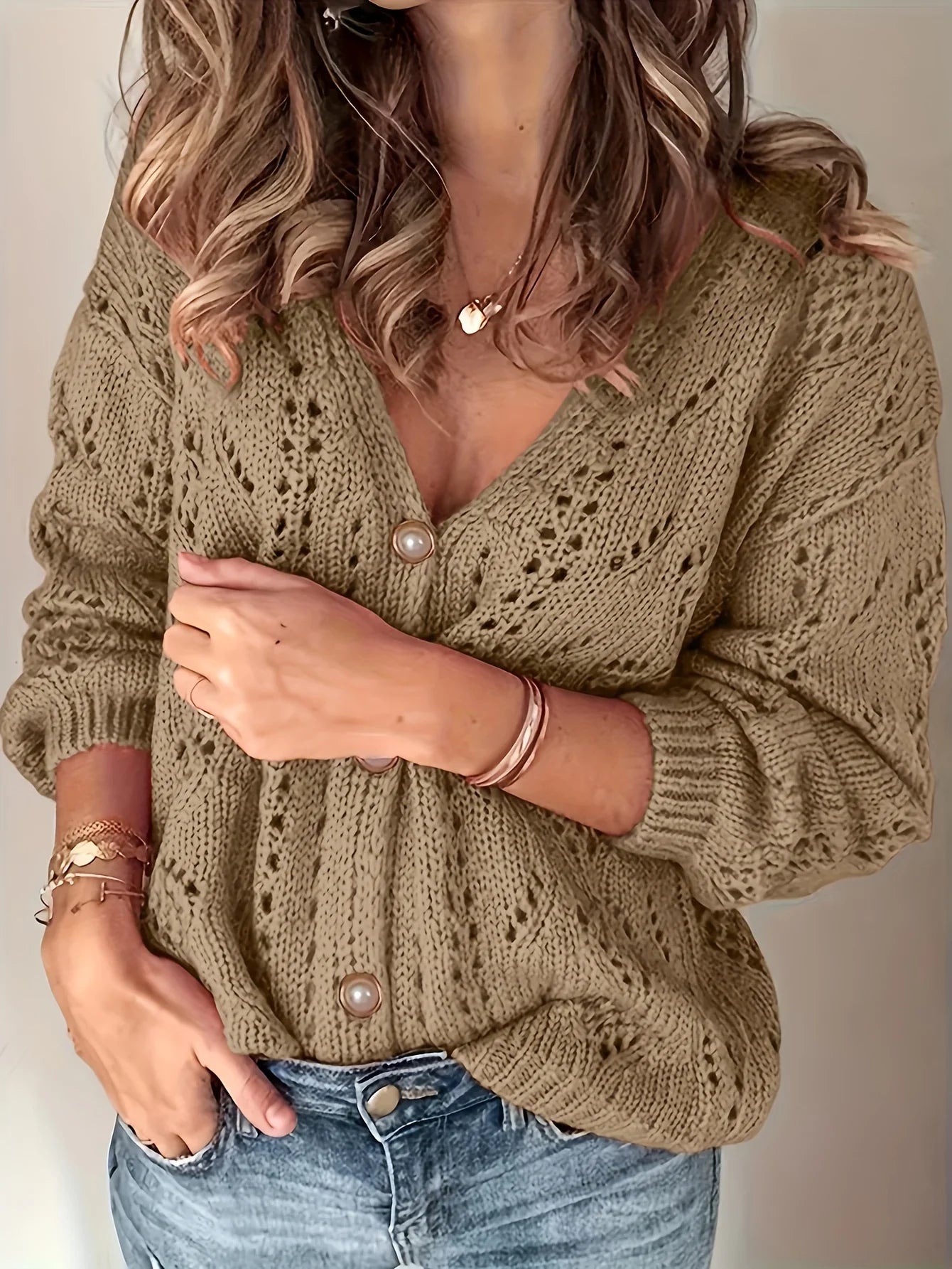 Monette™ Button Knitted Cardigan