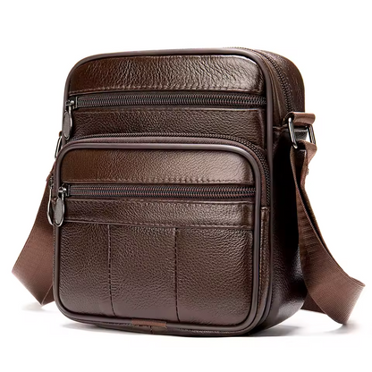 Franco | Sleek Leather Shoulder Bag for the Modern Man