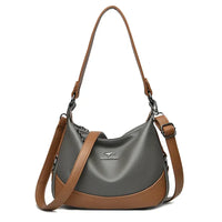 Gray with brown