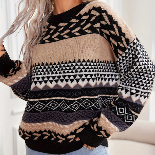 Atasha™ Retro Knit Sweater