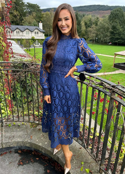 Elena Graceful Lace Dress