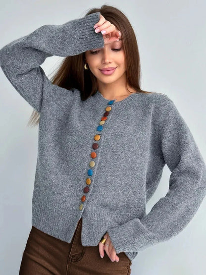 Noe™ - Button-Detail Cardigan