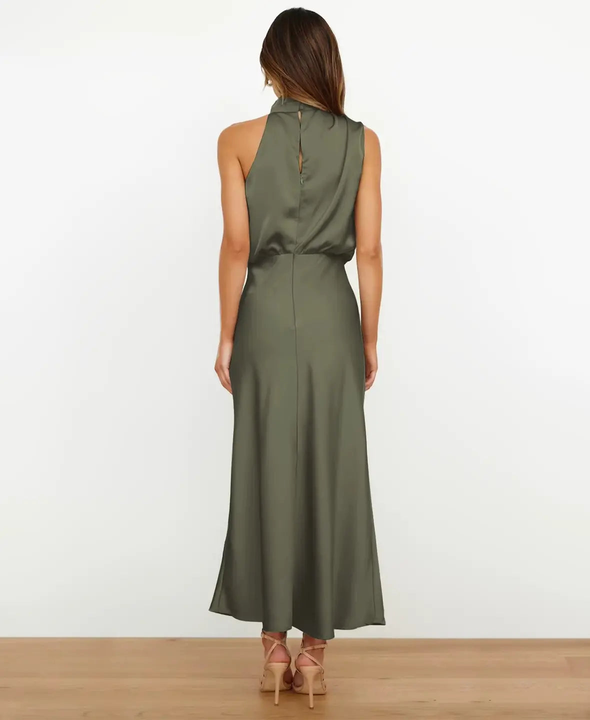 Chloe High Waist Midi Dress