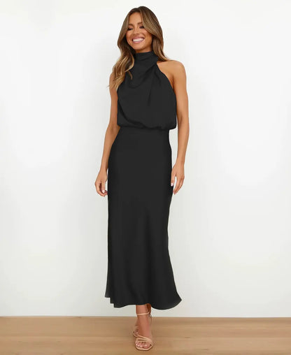 Chloe High Waist Midi Dress