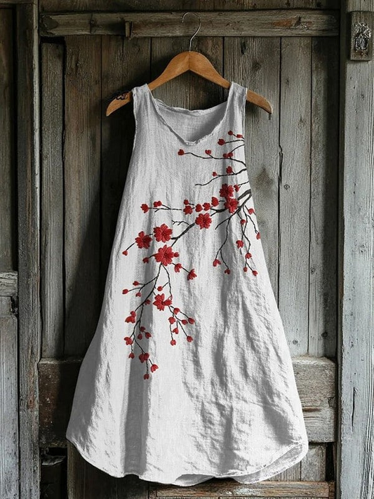 Hazel  Cherry Blossom Strap Dress