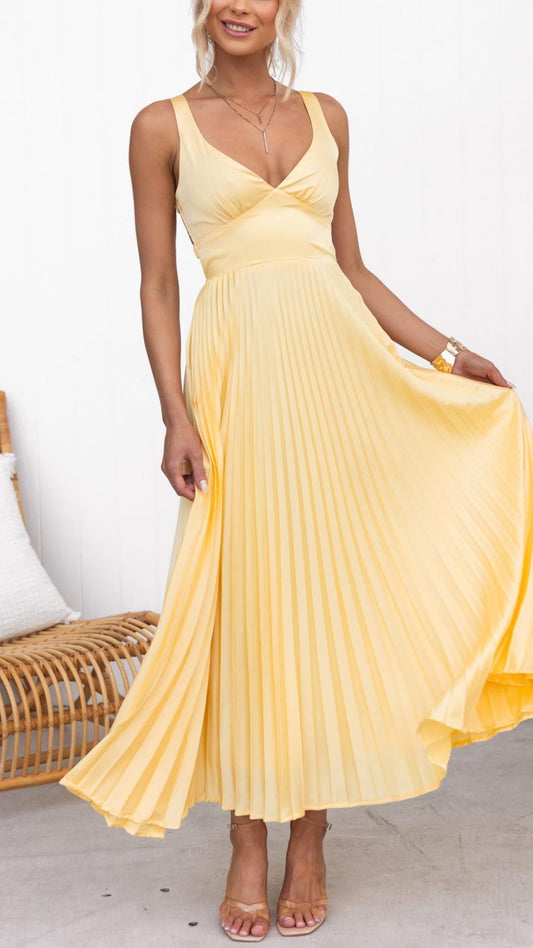 Marigold Muse V-Neck Maxi