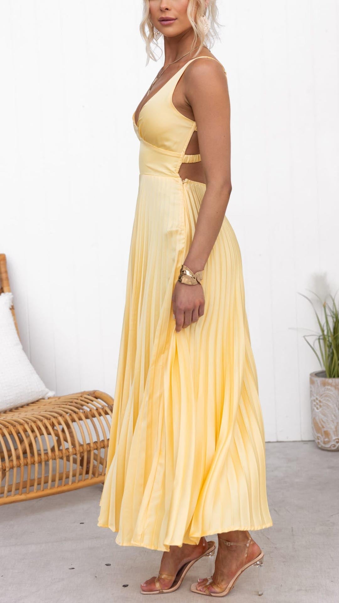 Marigold Muse V-Neck Maxi
