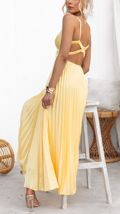 Marigold Muse V-Neck Maxi