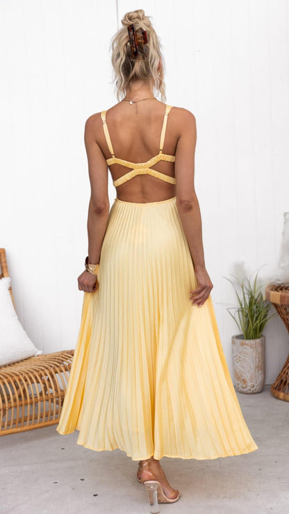 Marigold Muse V-Neck Maxi