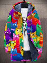 Colorful Pattern with Cats