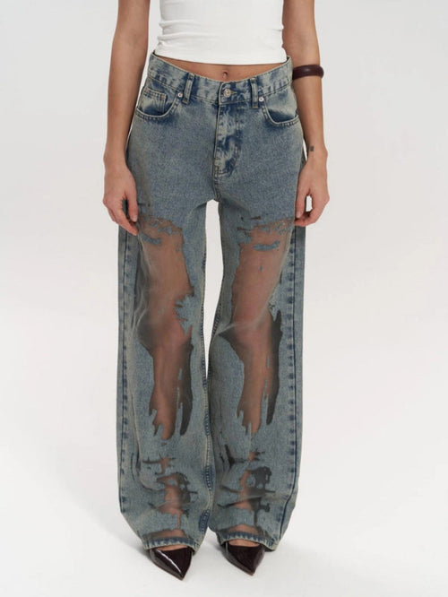 Lila Sky Transparent Jeans