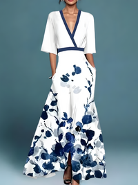Blue and White