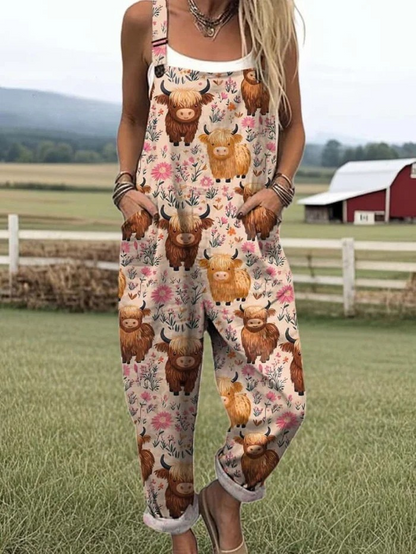 Flying Bees | Wide Leg Jumpsuit