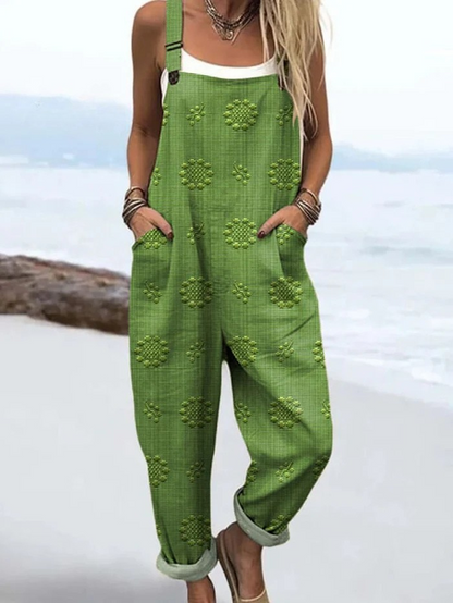 Vintage Floral | Wide Leg Jumpsuit