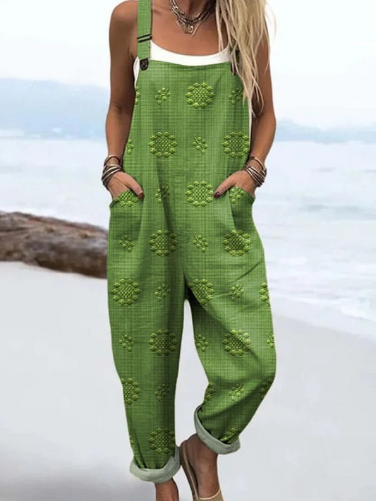 Vintage Floral | Wide Leg Jumpsuit