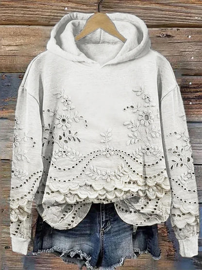 Luna | Floral Print Hoodie