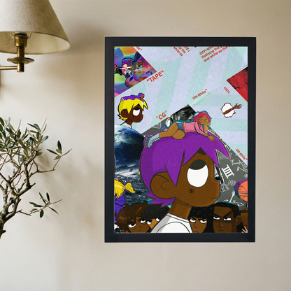 Lil Uzi Vert 'No Misses Collaged' Poster
