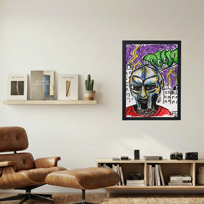 MF DOOM 'DOOMSDAY' Pastel Poster
