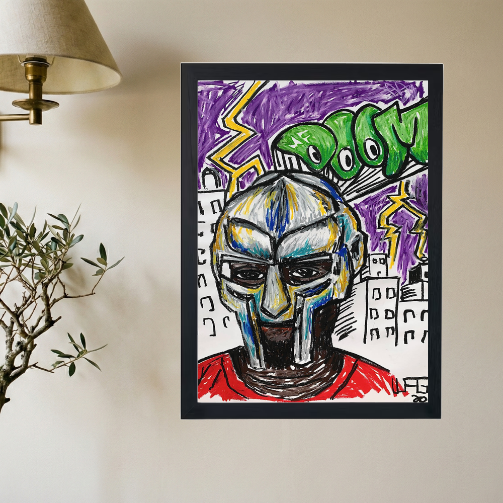 MF DOOM 'DOOMSDAY' Pastel Poster