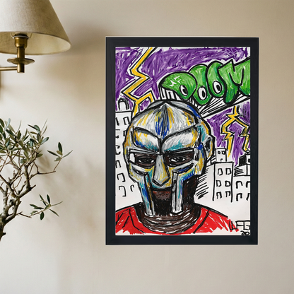 MF DOOM 'DOOMSDAY' Pastel Poster