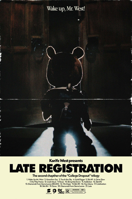 Kanye West 'Late Registration Billboard' Poster