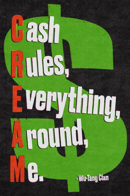 Wu-Tang Clan 'Cream Black/Green ' Poster