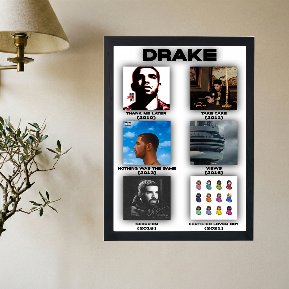 Drake 'Discography' Poster