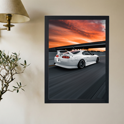 Toyota Supra 'Sunset' Poster