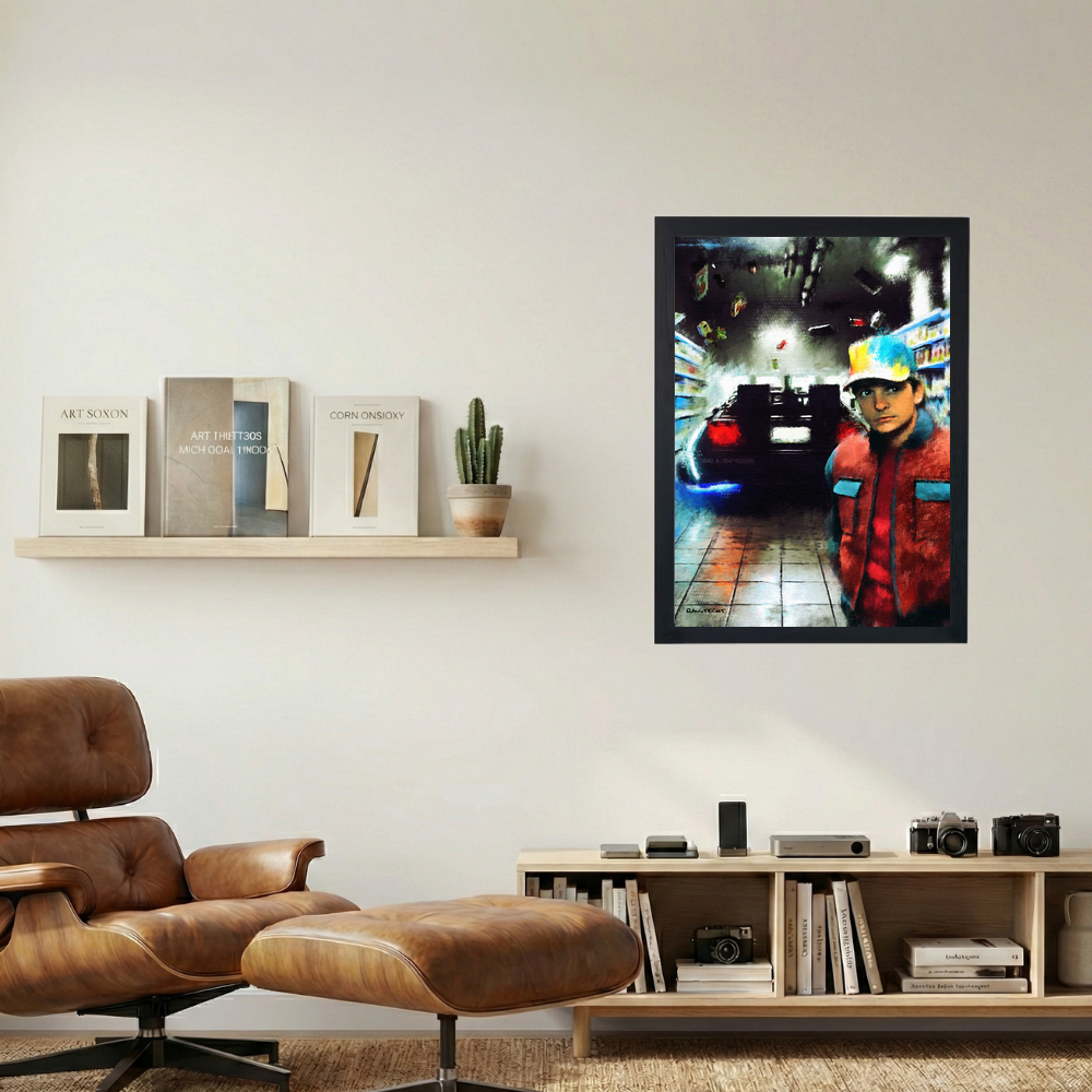 Back To The Future 'McFly' Painting Poster