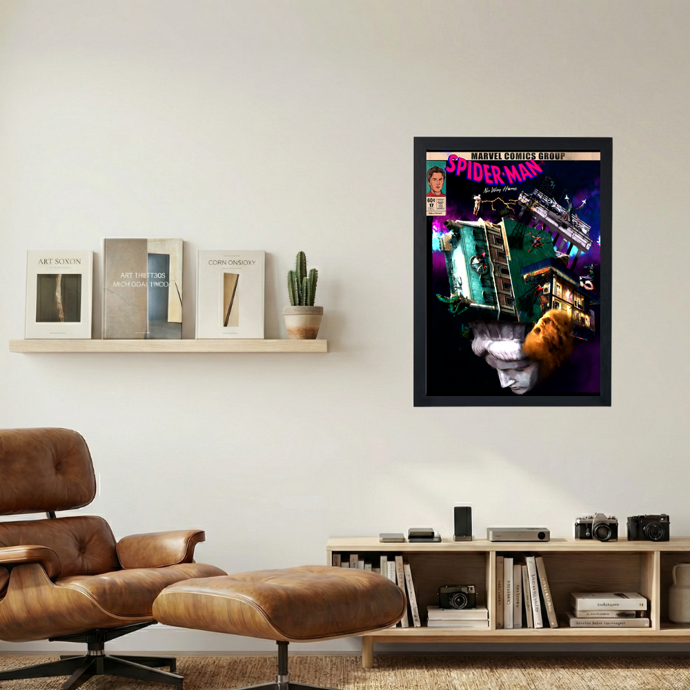 Spider Man 'No Way Home Comic' Painting Poster