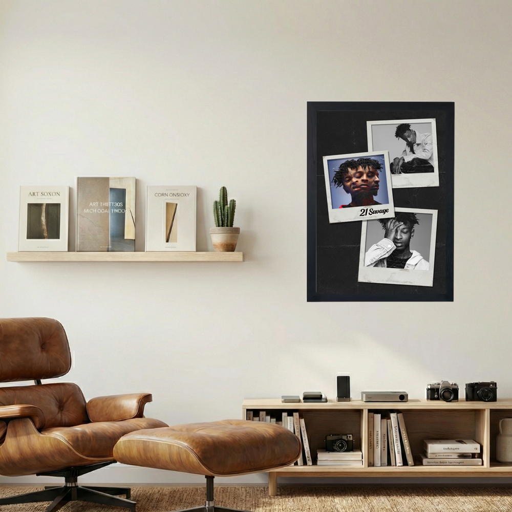 21 Savage 'Polaroids' Poster