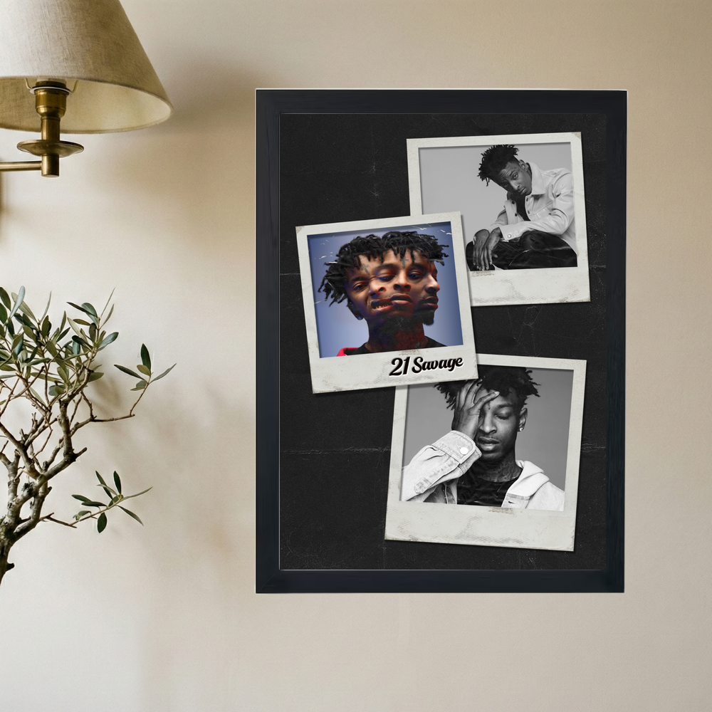 21 Savage 'Polaroids' Poster