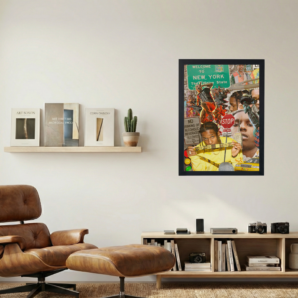 A$AP Rocky 'NYC' Collage Poster