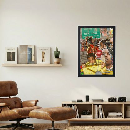A$AP Rocky 'NYC' Collage Poster