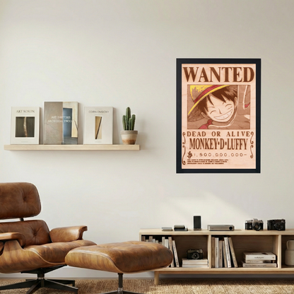 One Piece x Luffy 'Most Wanted' Poster