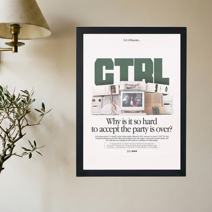 SZA 'The Party Is Over' Poster