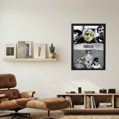 Nirvana 'Black & White' Poster