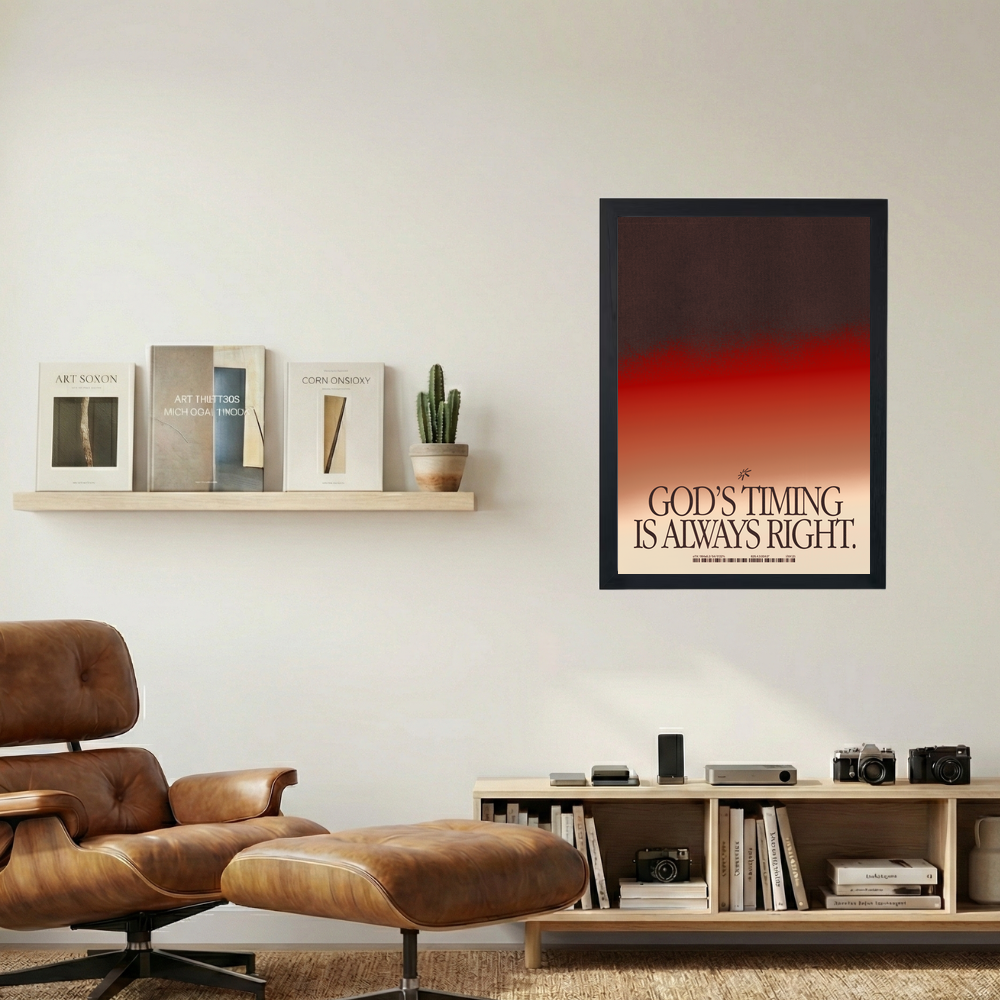 God's Timing' Poster