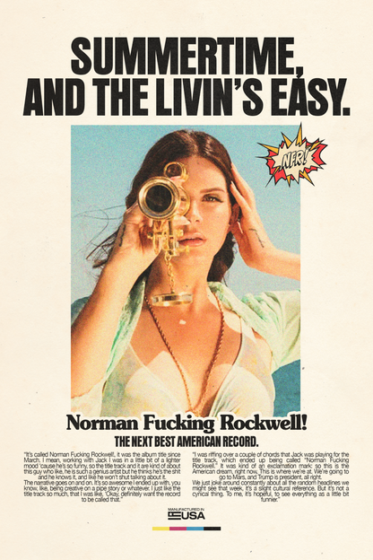 Lana Del Rey 'Livin's Easy' Poster