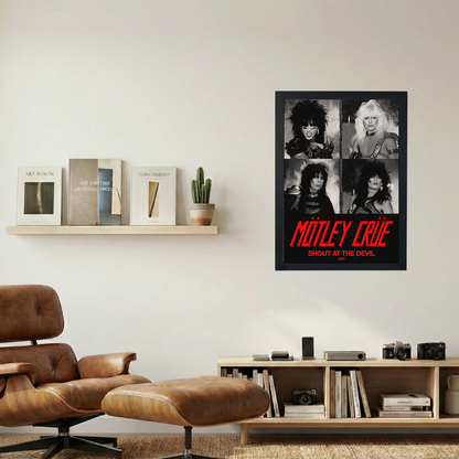 Mtley Cre 'Shout At The Devil' Poster V2