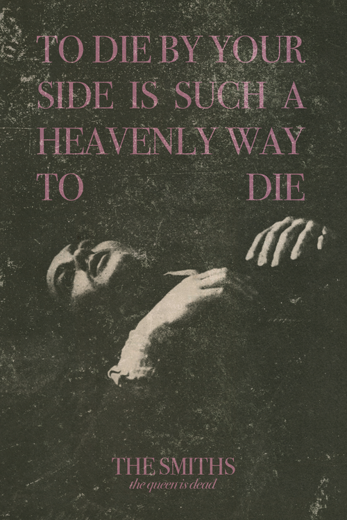 The Smiths 'Heavenly Way To Die' Poster