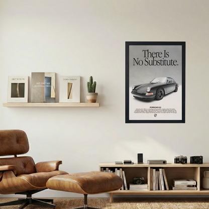 Porsche 912 'No Substitute' Poster V2