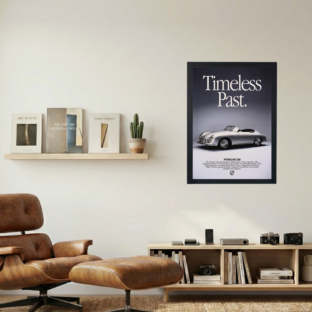 Porsche 356 'Timeless Past' Poster