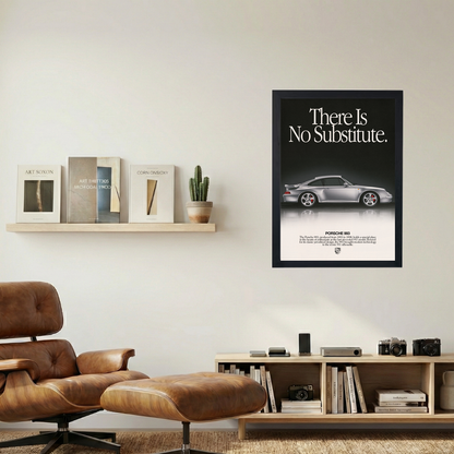 Porsche 993 'No Substitute' Poster V2