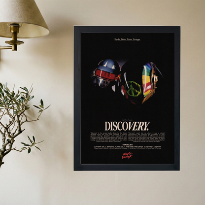 Daft Punk 'Discovery' Poster